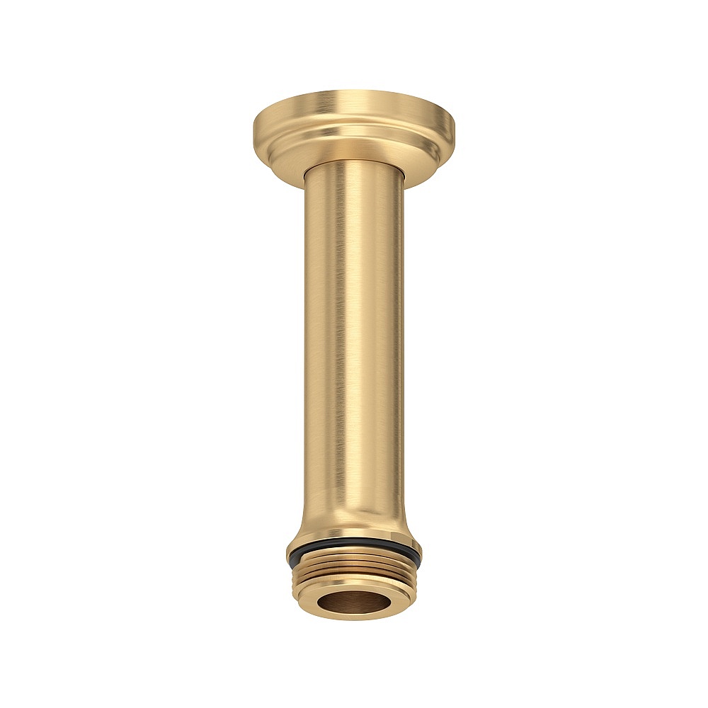 Perrin & Rowe U.5388SEG 4" Ceiling Mount Shower Arm - Satin English Gold