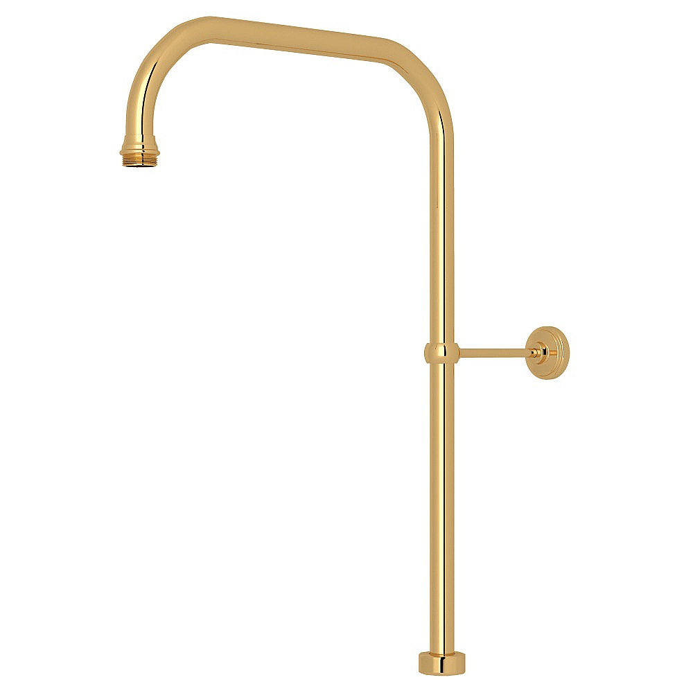 Perrin & Rowe U.5391EG 40" X 15" Rigid Riser Shower Outlet - English Gold