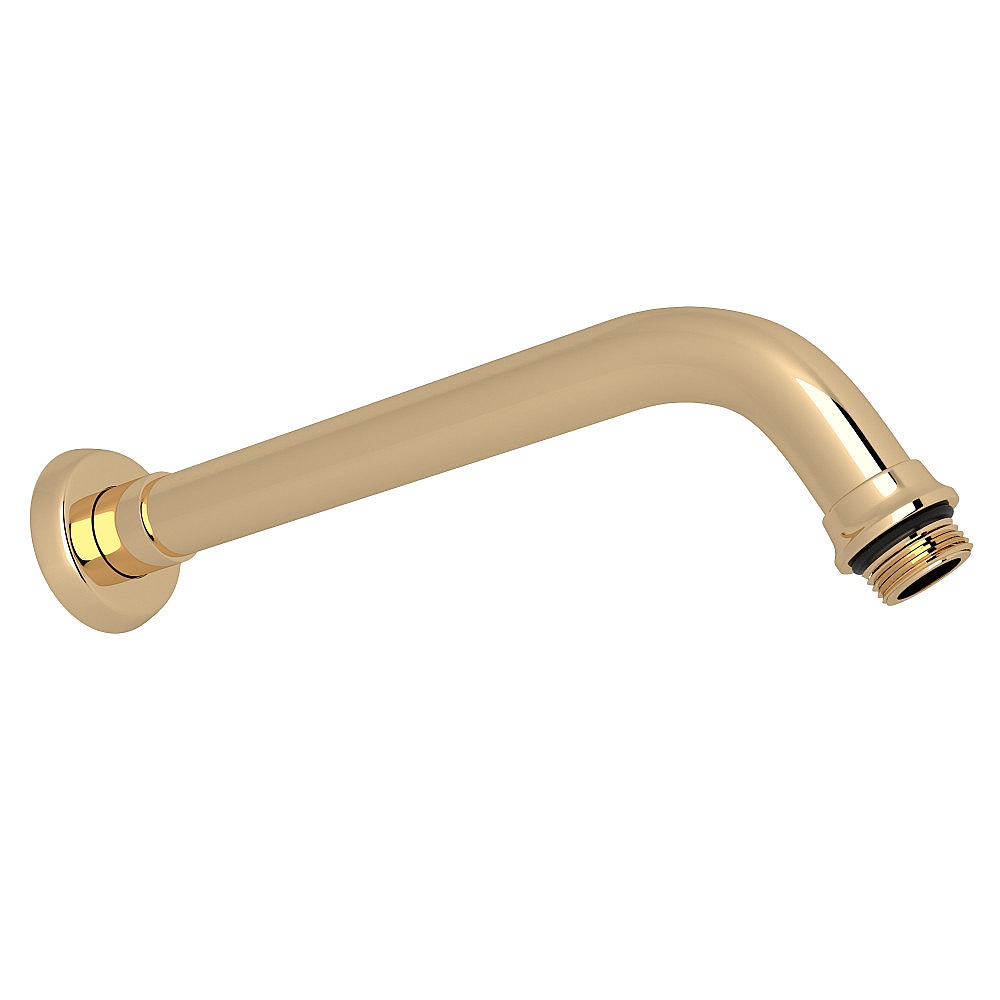 Perrin & Rowe U.5882EG 7" Wall Mount Shower Arm - English Gold
