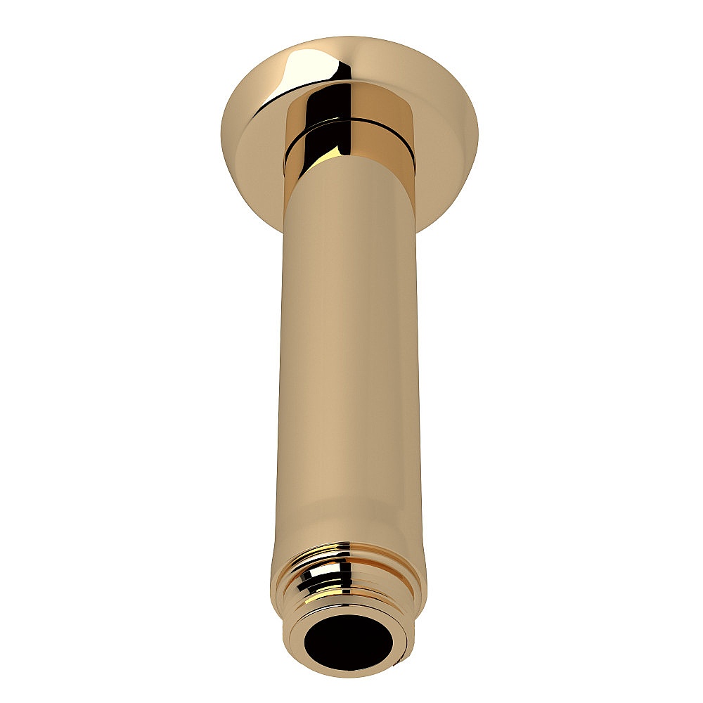 Perrin & Rowe U.5888EG 4" Ceiling Mount Shower Arm - English Gold