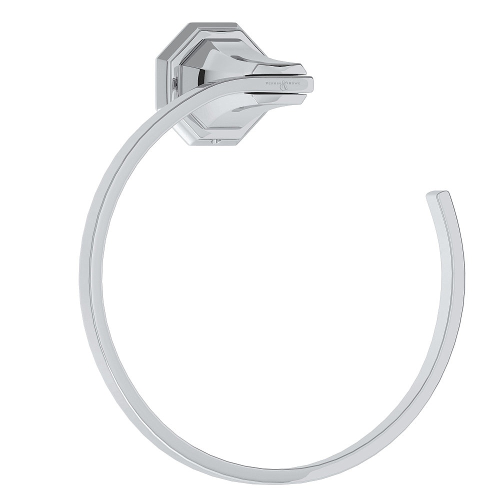 Perrin & Rowe U.6135APC Deco™ Towel Ring - Polished Chrome