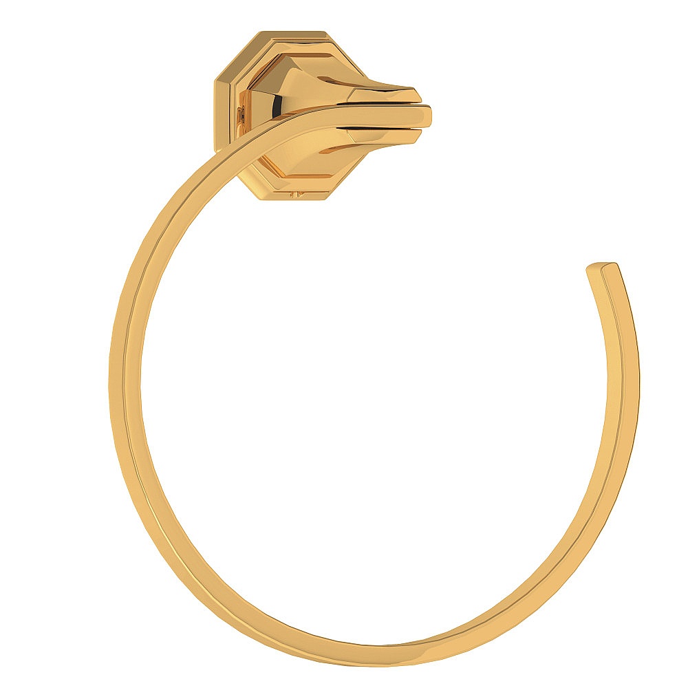 Perrin & Rowe U.6135EG Deco™ Towel Ring - English Gold