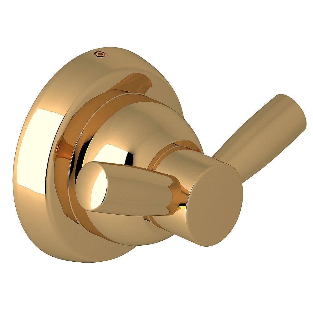 Perrin & Rowe U.6422ULB Holborn™ Double Robe Hook - Unlacquered Brass