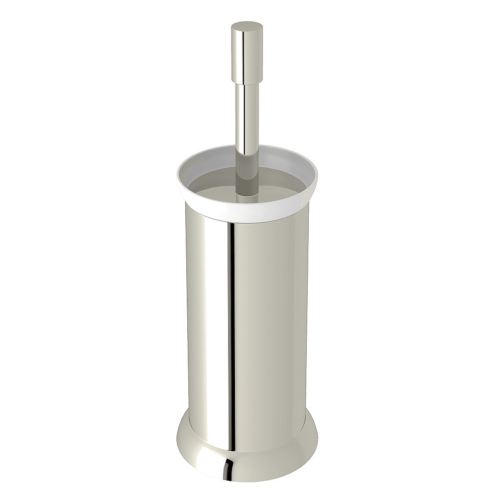 Perrin & Rowe U.6437PN Holborn™ Floor Standing Toilet Brush Holder - Polished Nickel