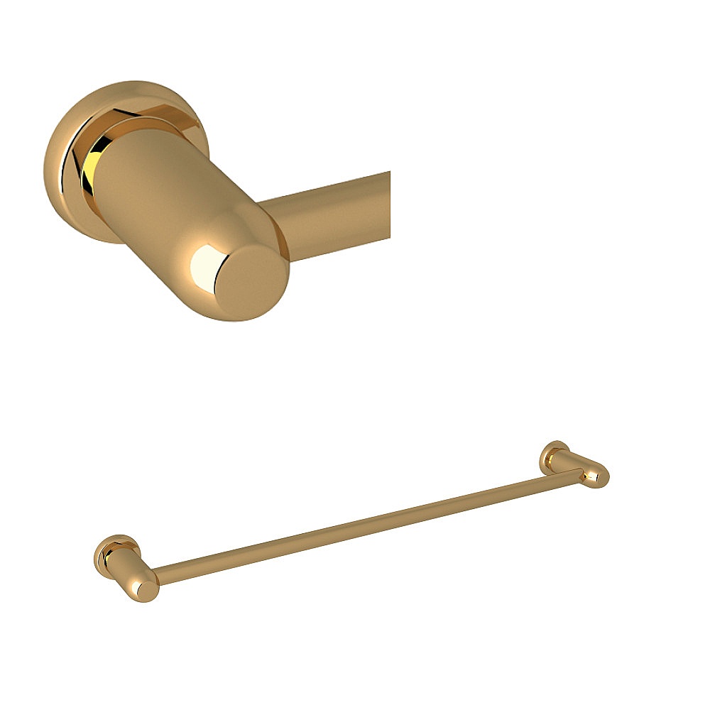 Perrin & Rowe U.6441ULB Holborn™ 24" Towel Bar - Unlacquered Brass