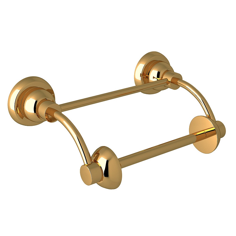 Perrin & Rowe U.6448ULB Holborn™ Toilet Paper Holder - Unlacquered Brass