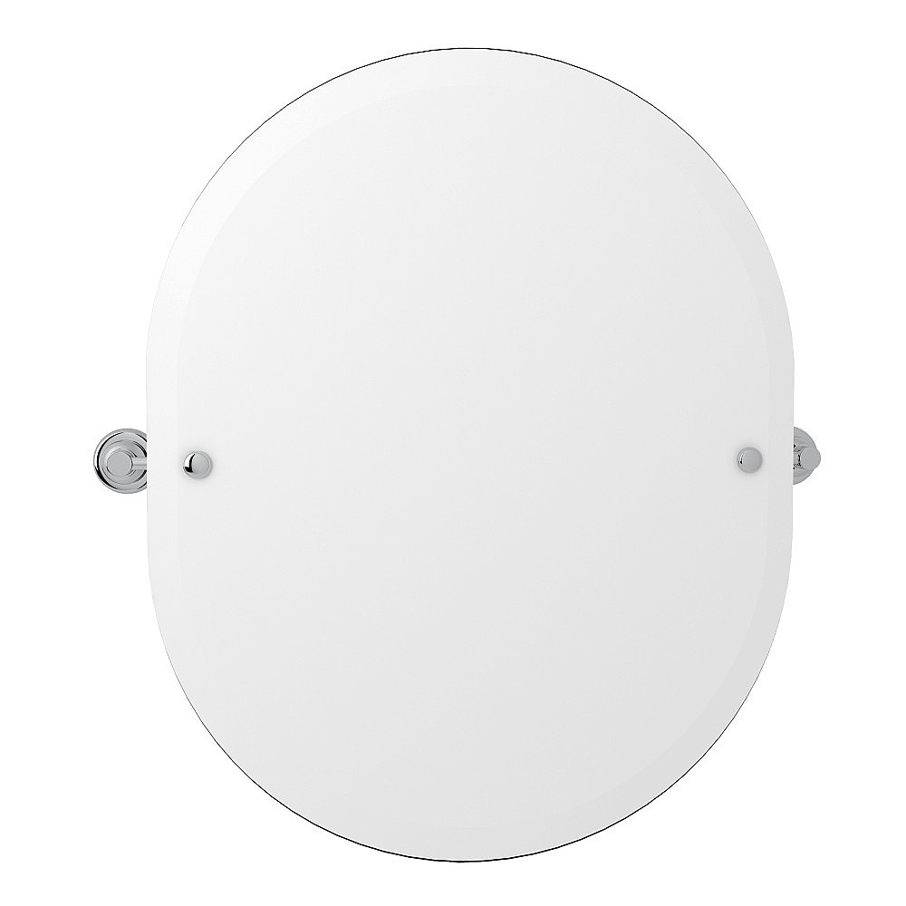 Perrin & Rowe U.6482APC Holborn™ 25" Oval Mirror - Polished Chrome