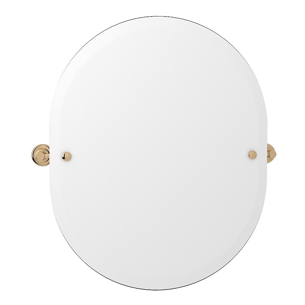 Perrin & Rowe U.6482EG Holborn™ 25" Oval Mirror - English Gold
