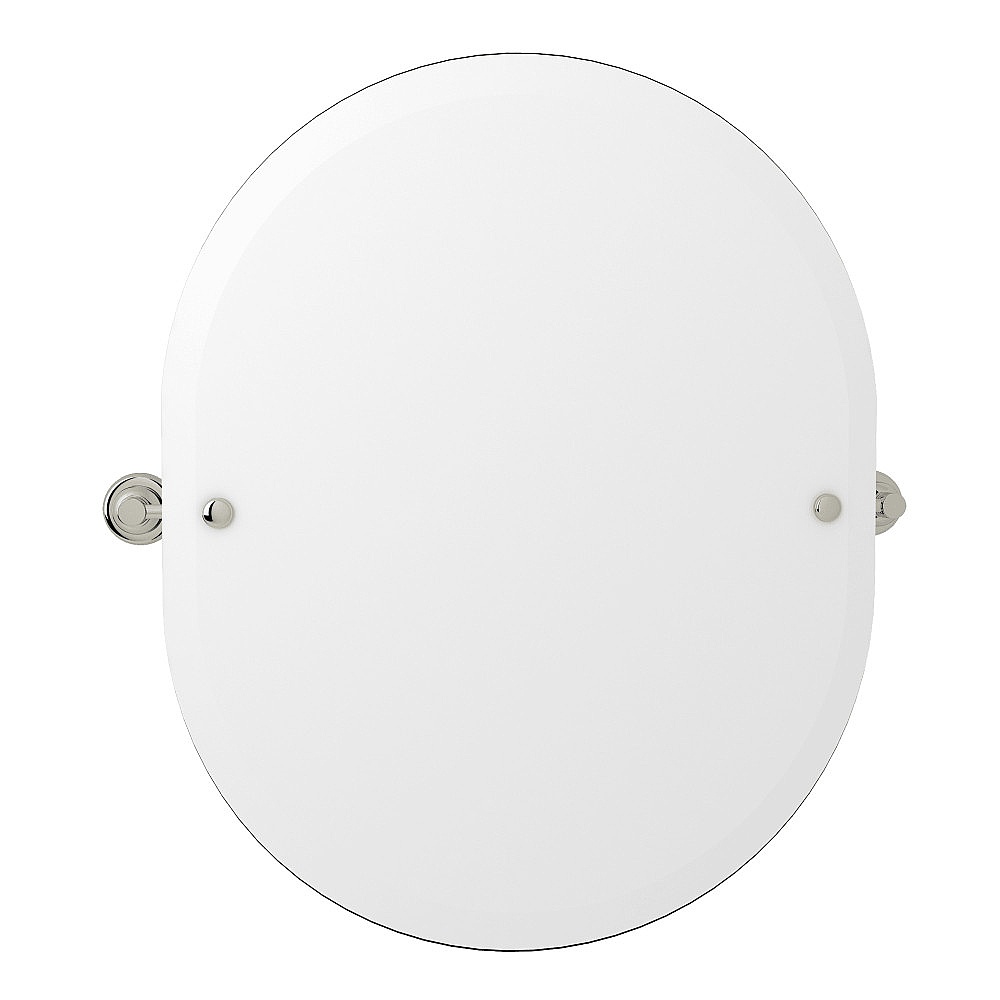 Perrin & Rowe U.6482PN Holborn™ 25" Oval Mirror - Polished Nickel