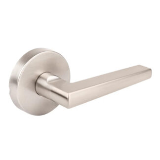 Canaropa 100LT15-5 Linea Round Rose Dummy Lever - Satin Nickel