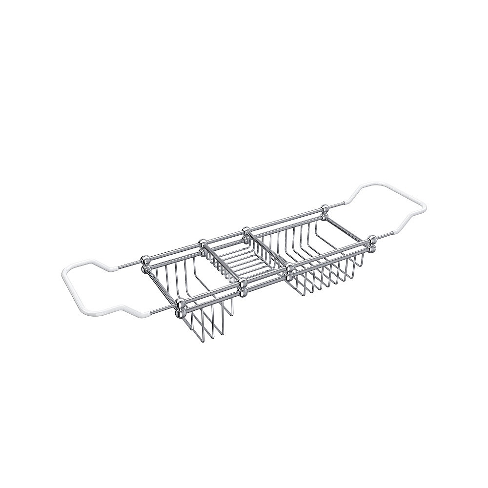 Perrin & Rowe U.6910APC Edwardian™ 28–32" Bath Rack - Polished Chrome