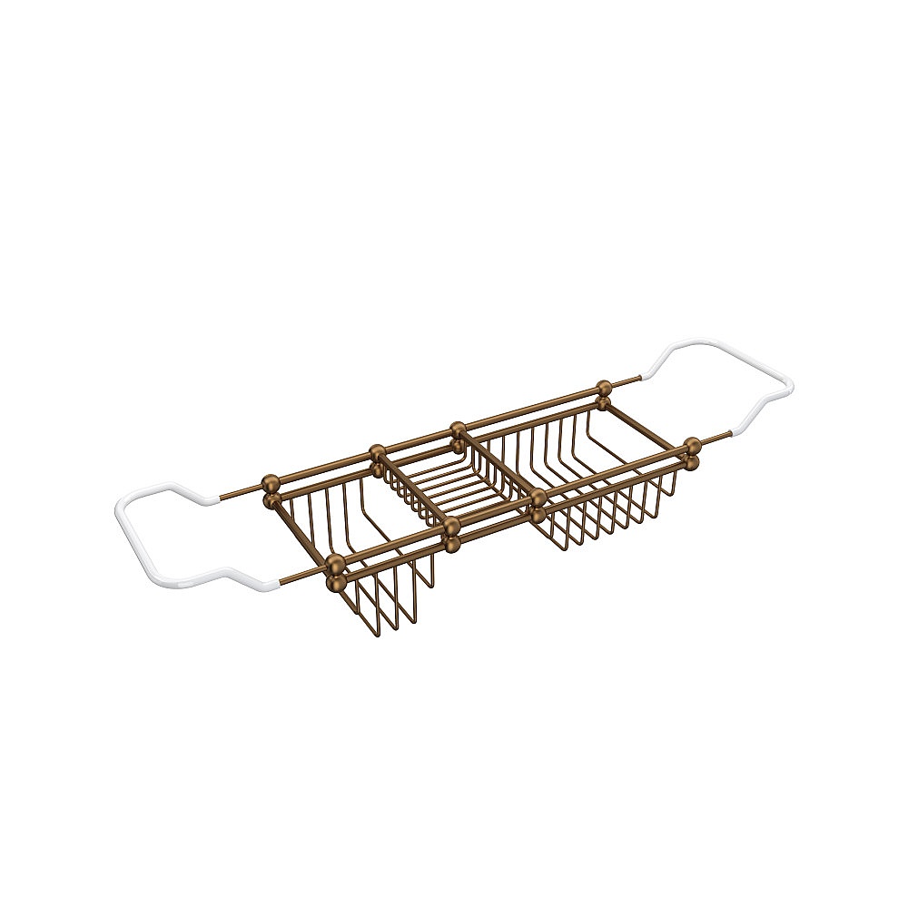 Perrin & Rowe U.6910EB Edwardian™ 28–32" Bath Rack - English Bronze