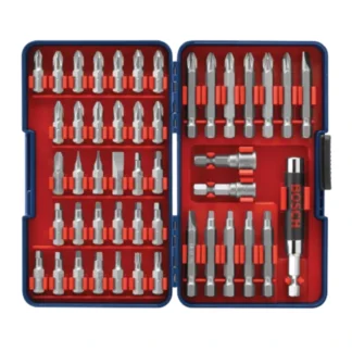 Bosch T4047L High-Carbon Steel Hex Shank Screwdriver Bit Set, 47 Pack