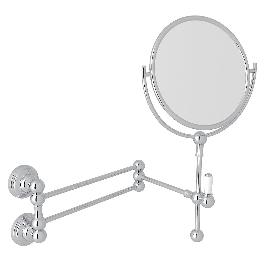 Perrin & Rowe U.6918APC Wall Mount Makeup Mirror - Polished Chrome