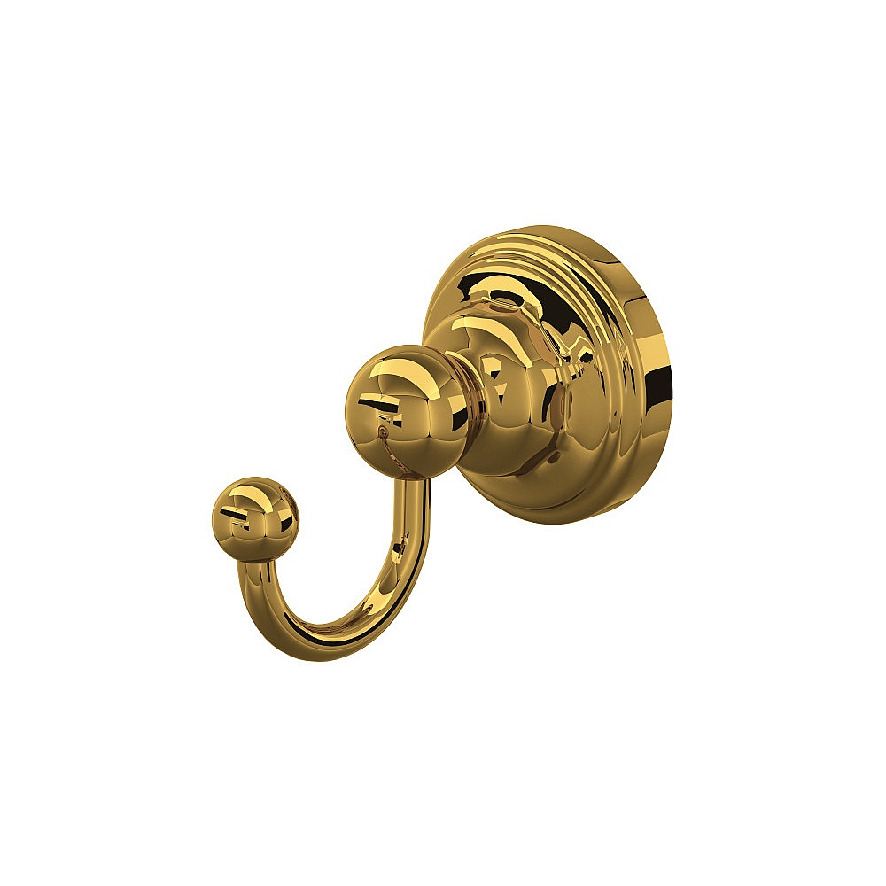 Perrin & Rowe U.6921ULB Edwardian™ Robe Hook - Unlacquered Brass