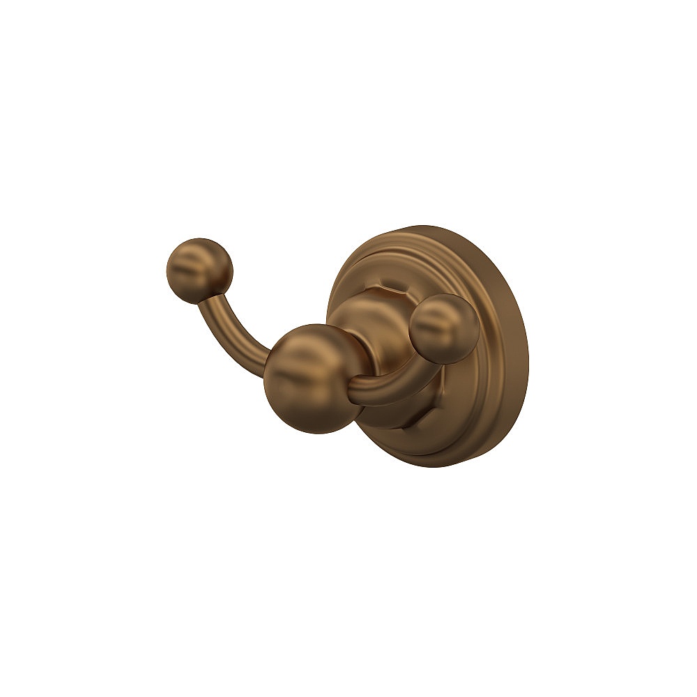 Perrin & Rowe U.6922EB Edwardian™ Double Robe Hook - English Bronze