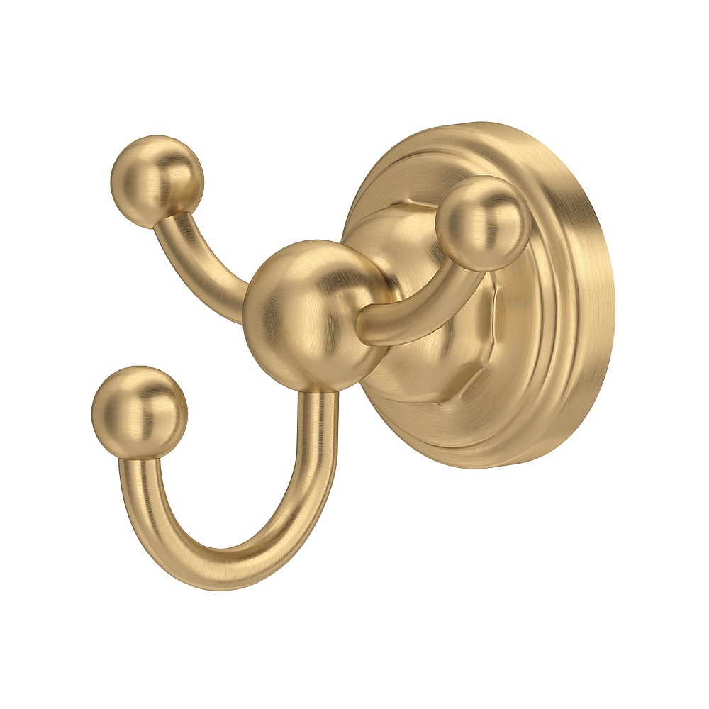 Perrin & Rowe U.6923SEG Edwardian™ Triple Robe Hook - Satin English Gold