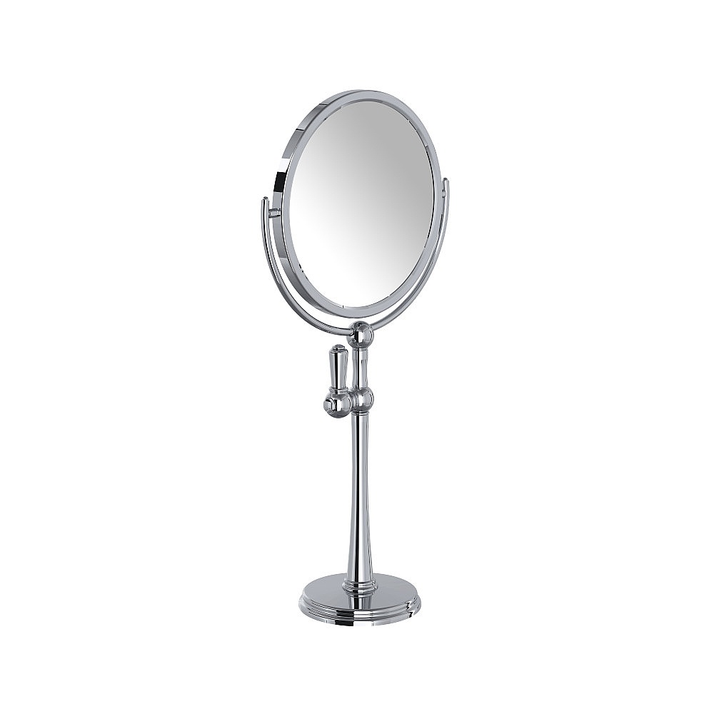 Perrin & Rowe U.6931APC Freestanding Makeup Mirror - Polished Chrome