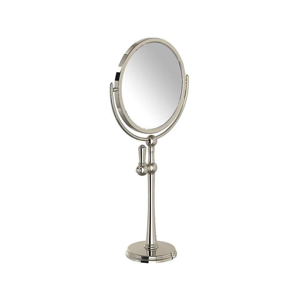 Perrin & Rowe U.6931PN Freestanding Makeup Mirror - Polished Nickel