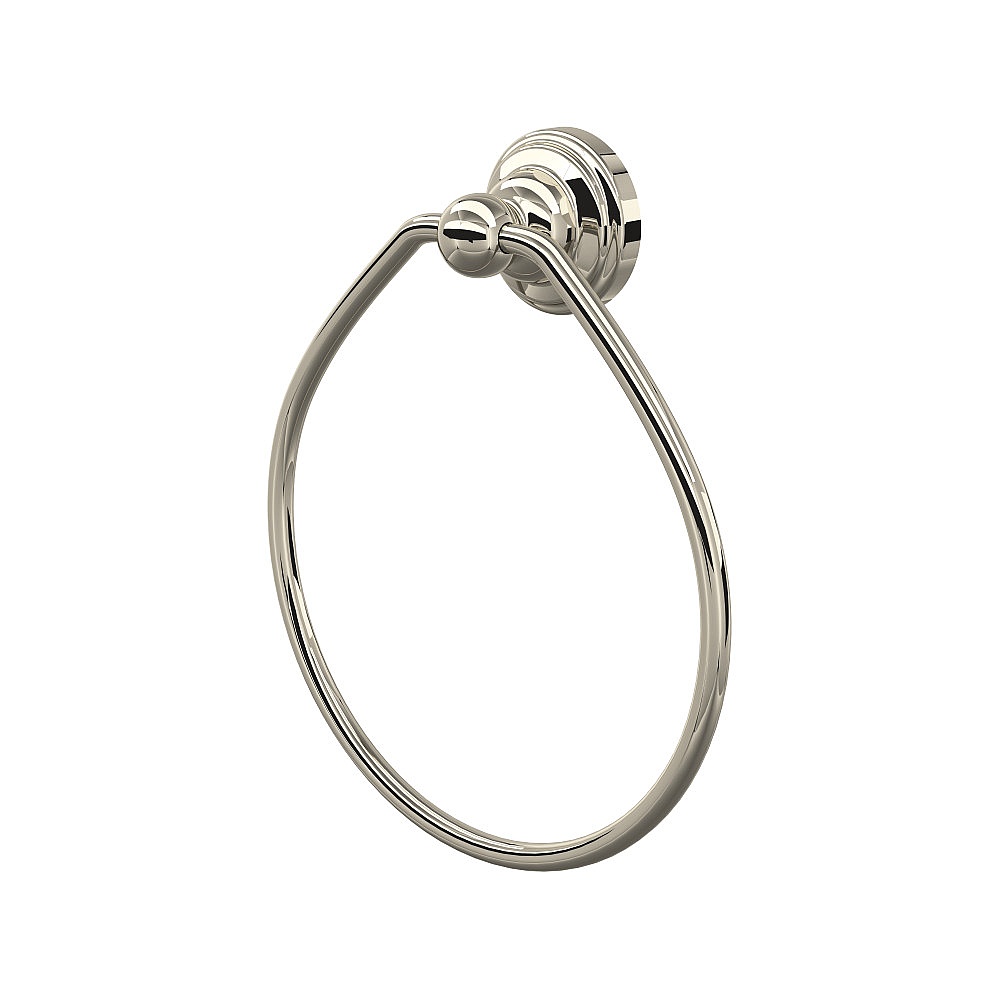 Perrin & Rowe U.6935PN Edwardian™ Towel Ring - Polished Nickel