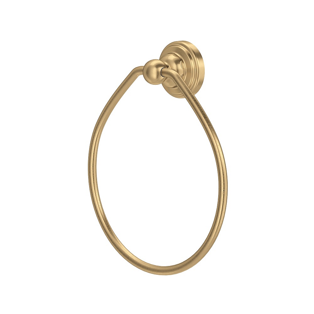 Perrin & Rowe U.6935SEG Edwardian™ Towel Ring - Satin English Gold