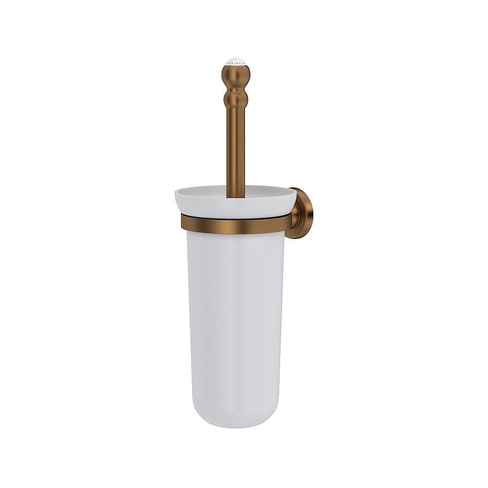 Perrin & Rowe U.6938EB Wall Mount Toilet Brush Holder - English Bronze