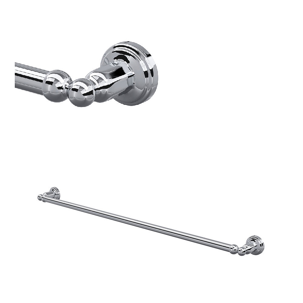 Perrin & Rowe U.6942APC Edwardian™ 32" Towel Bar - Polished Chrome