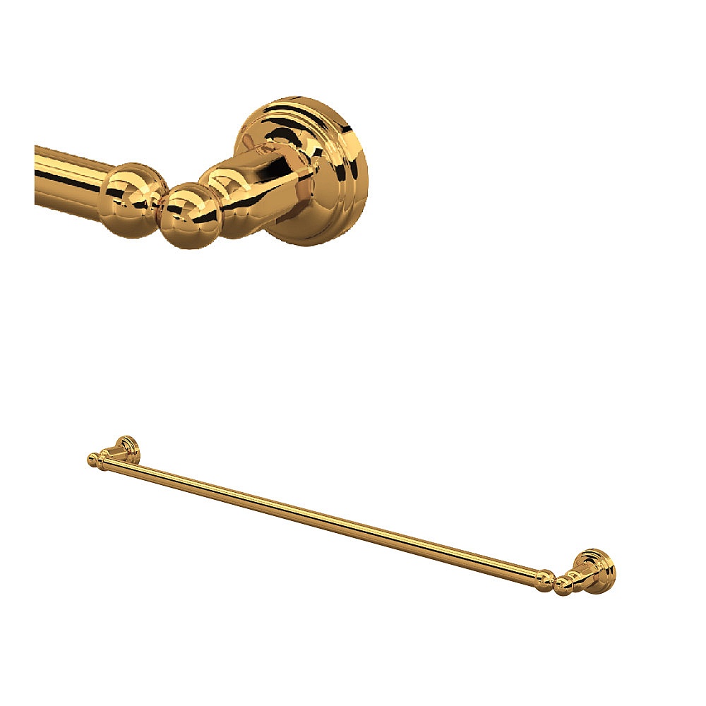 Perrin & Rowe U.6942EG Edwardian™ 32" Towel Bar - English Gold