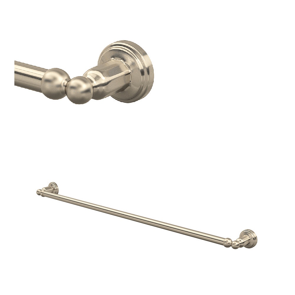Perrin & Rowe U.6942STN Edwardian™ 32" Towel Bar - Satin Nickel