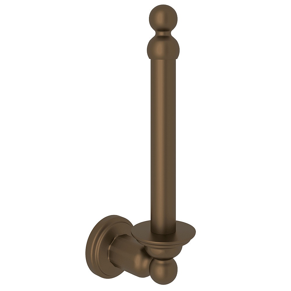 Perrin & Rowe U.6947EB Wall Mount Spare Toilet Paper Holder - English Bronze