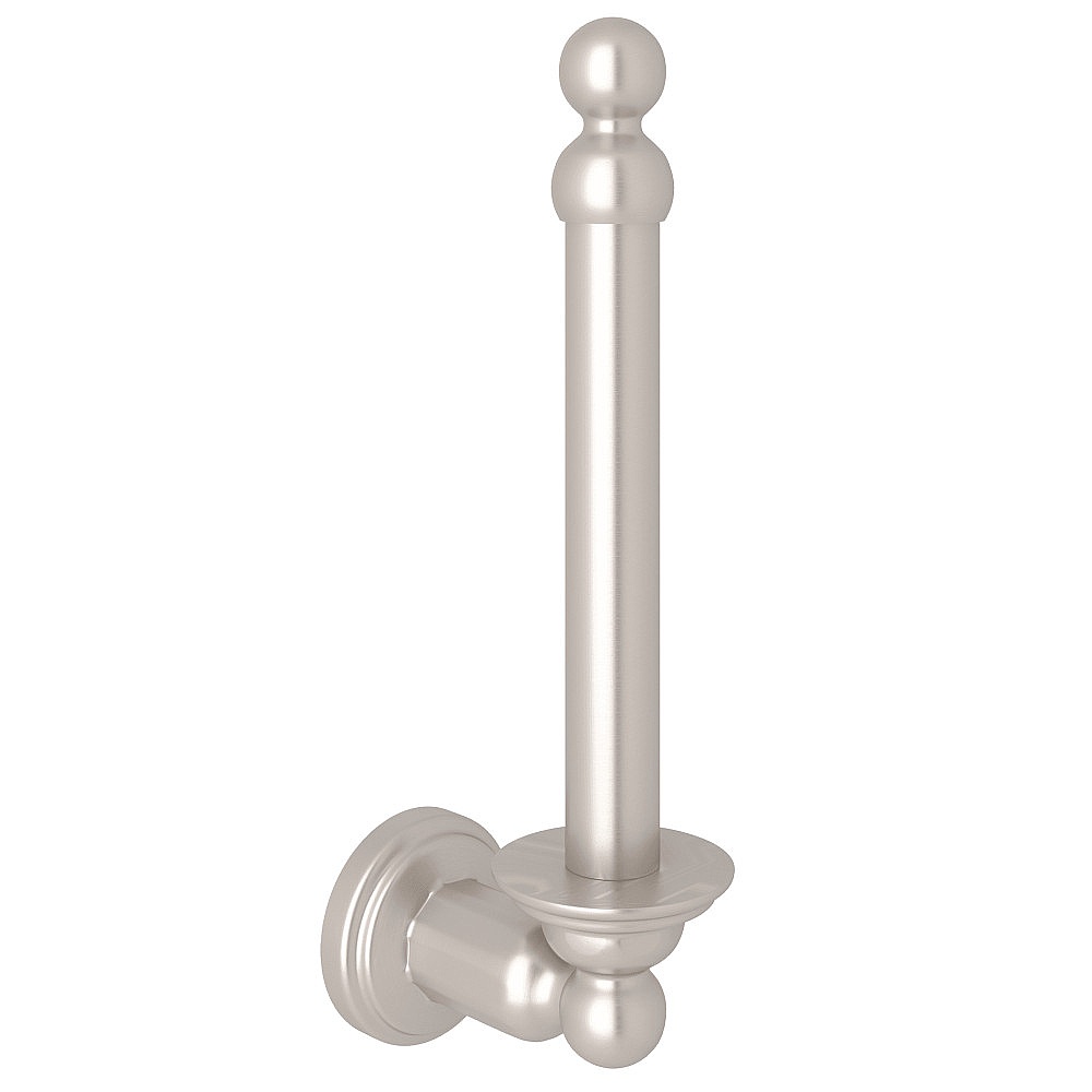 Perrin & Rowe U.6947STN Wall Mount Spare Toilet Paper Holder - Satin Nickel