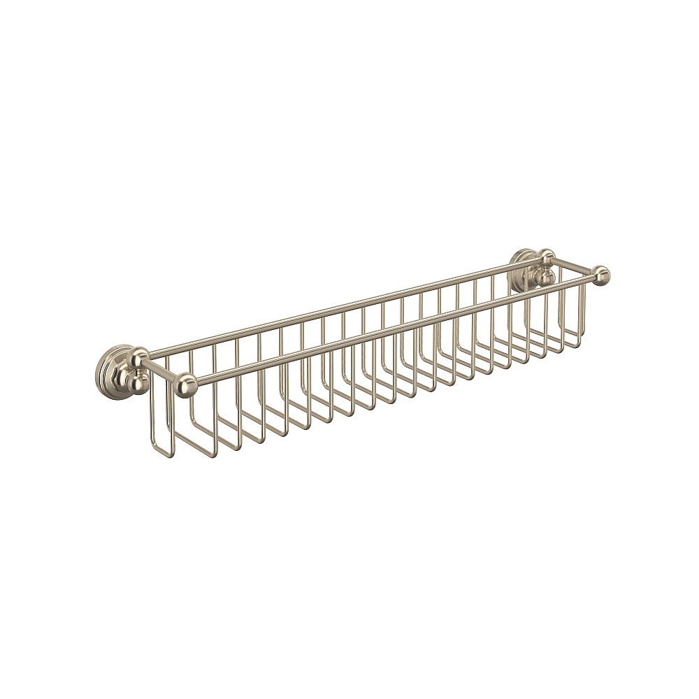 Perrin & Rowe U.6951STN 20" Bottle Basket - Satin Nickel
