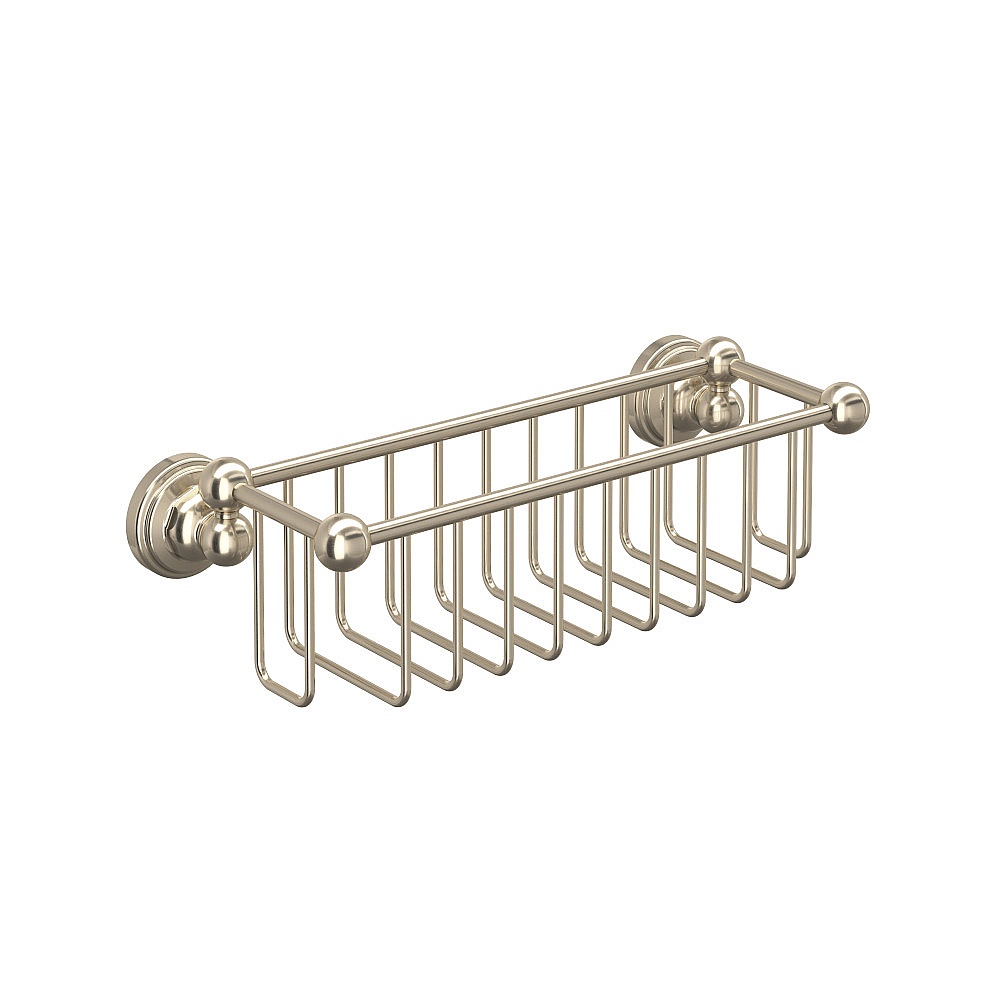 Perrin & Rowe U.6952STN 10" Bottle Basket - Satin Nickel