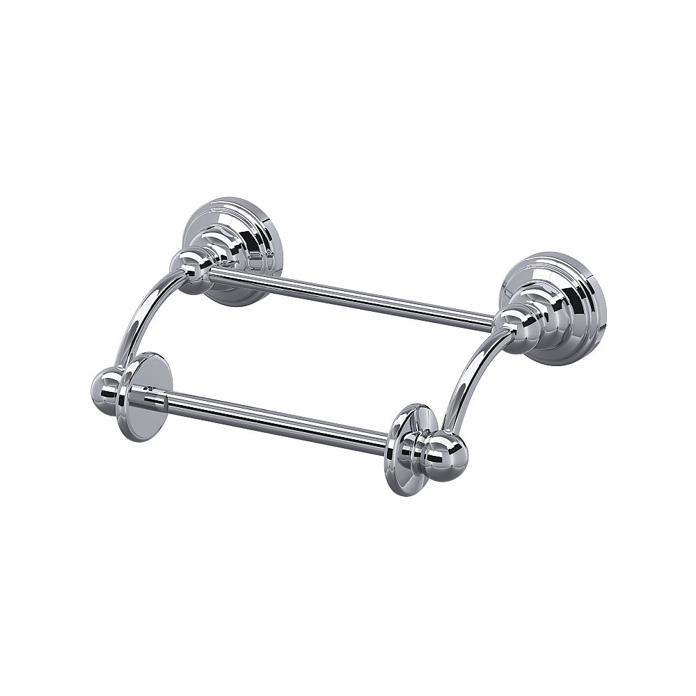 Perrin & Rowe U.6960APC Edwardian™ Toilet Paper Holder With Lift Arm - Polished Chrome