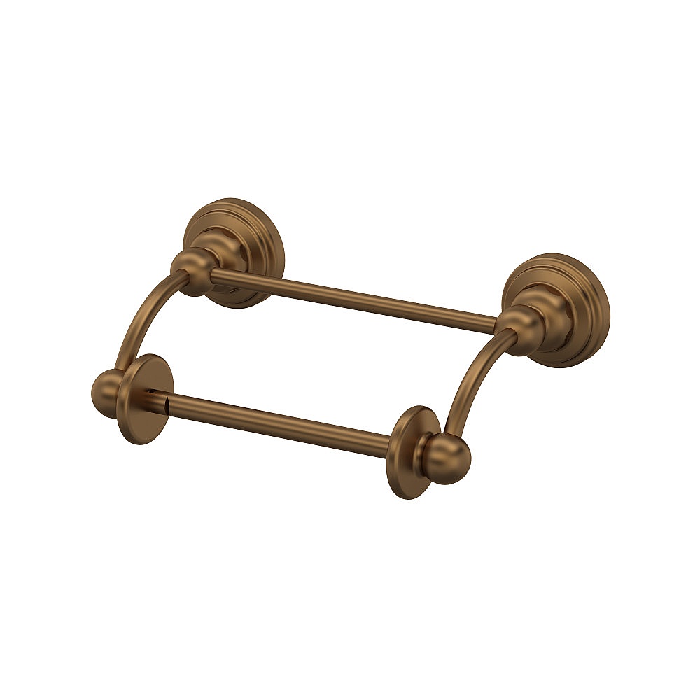 Perrin & Rowe U.6960EB Edwardian™ Toilet Paper Holder With Lift Arm - English Bronze