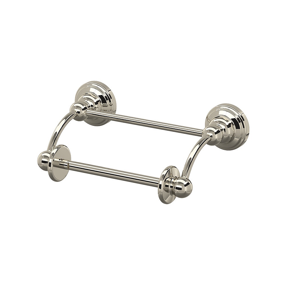 Perrin & Rowe U.6960PN Edwardian™ Toilet Paper Holder With Lift Arm - Polished Nickel