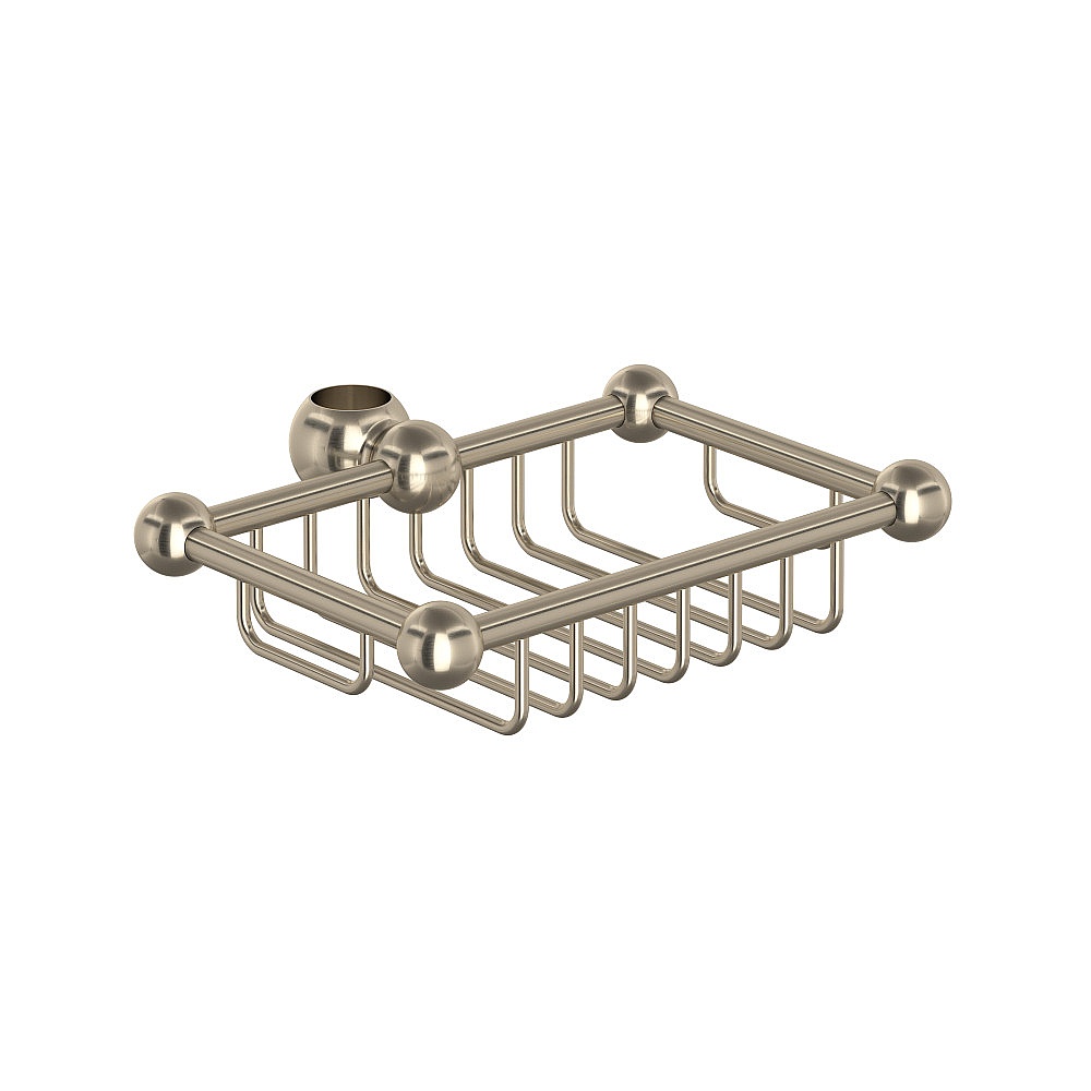 Perrin & Rowe U.6968STN Basket for Slide Bar, Ø Of 19mm (3/4") - Satin Nickel