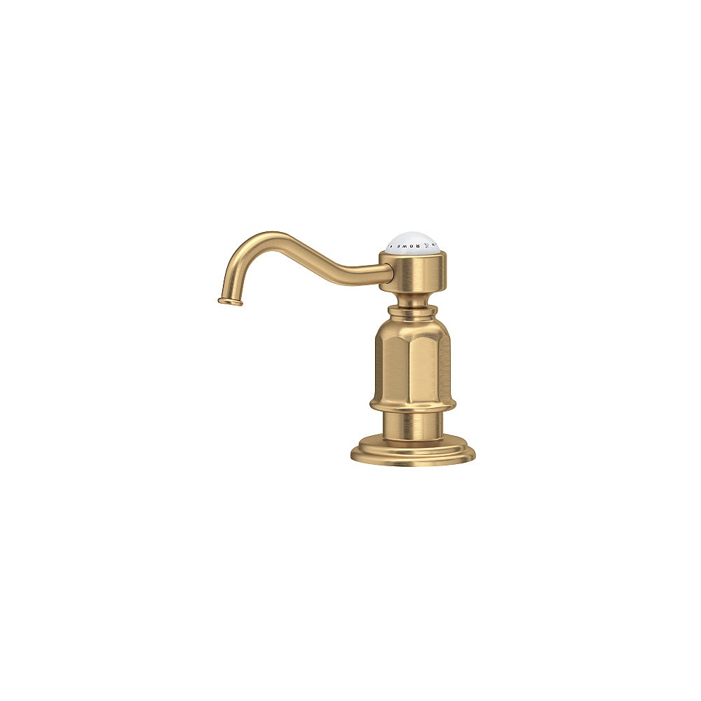 Perrin & Rowe U.6995SEG Edwardian™ Soap Dispenser - Satin English Gold