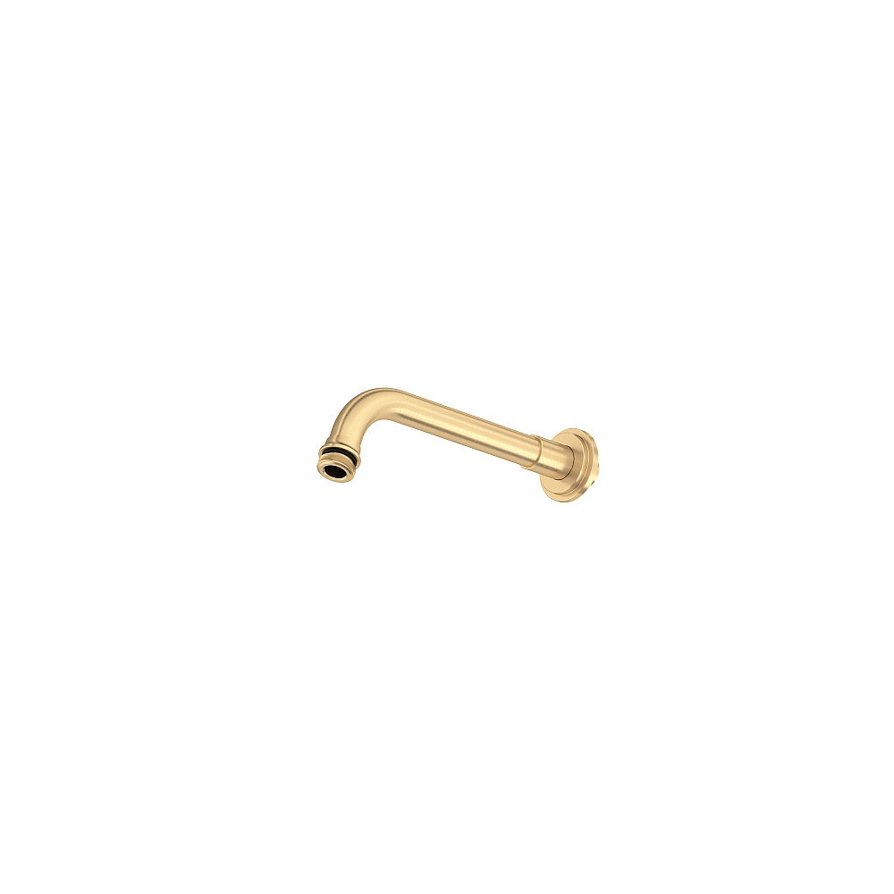 Perrin & Rowe U.7AR27SASEG 7" Wall Mount Shower Arm - Satin English Gold