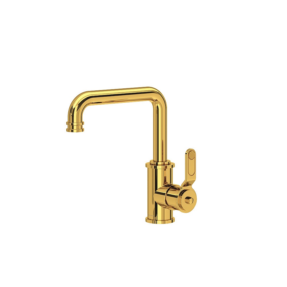 Perrin & Rowe U.AR01UD1HTULB Armstrong™ Single Handle Lavatory Faucet - Unlacquered Brass