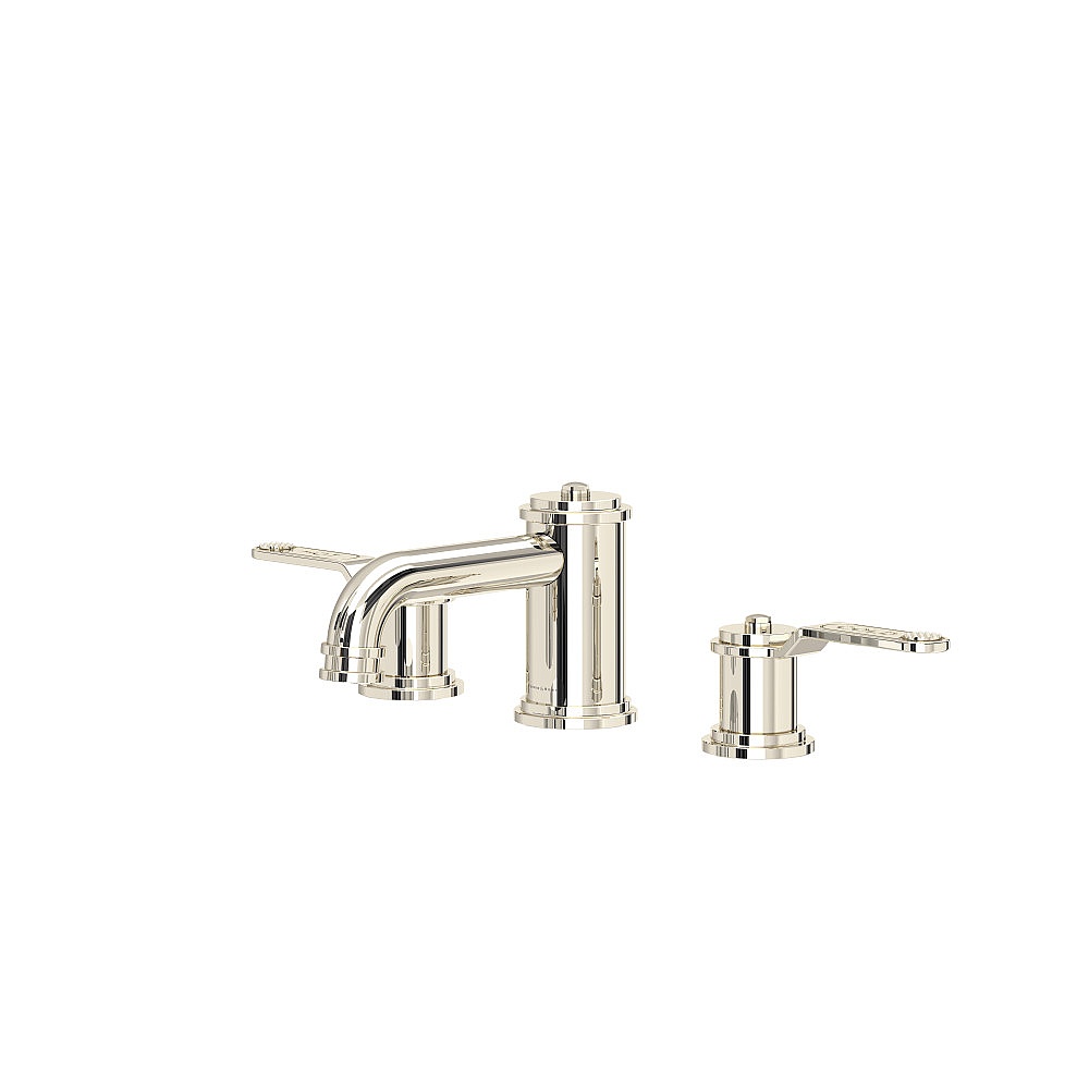 Perrin & Rowe U.AR08LD3HTPN Armstrong™ Widespread Lavatory Faucet With Low Spout - Polished Nickel