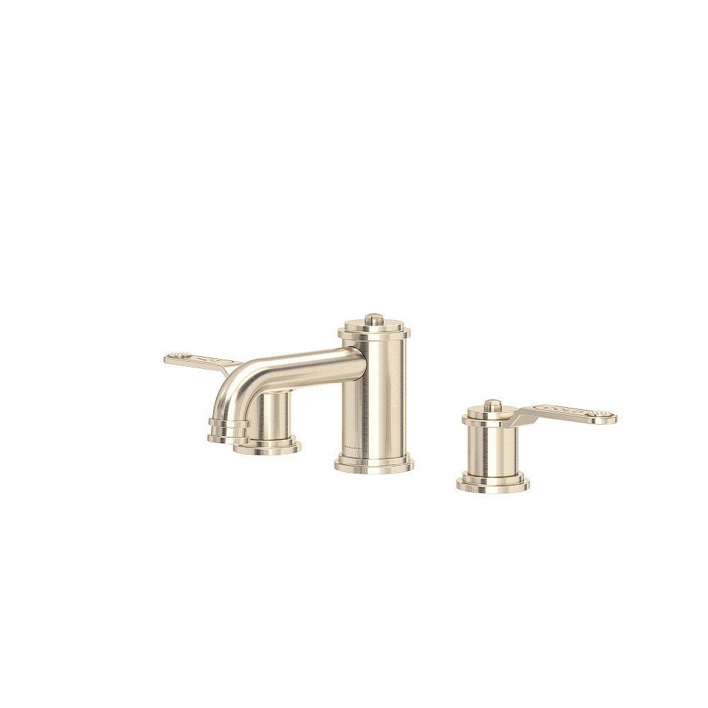 Perrin & Rowe U.AR08LD3HTSTN Armstrong™ Widespread Lavatory Faucet With Low Spout - Satin Nickel