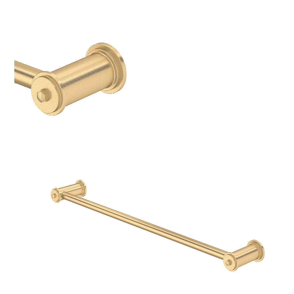 Perrin & Rowe U.AR25WTB24SEG Armstrong™ 24" Towel Bar - Satin English Gold