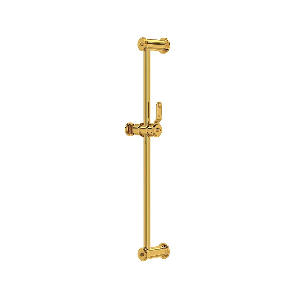 Perrin & Rowe U.AR260127SBULB 26" Slide Bar - Unlacquered Brass