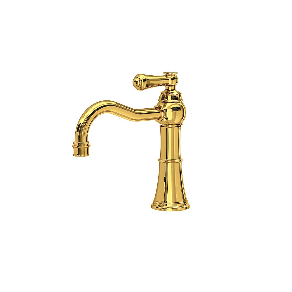 Perrin & Rowe U.GA01D1ULB Edwardian™ Single Handle Lavatory Faucet - Unlacquered Brass