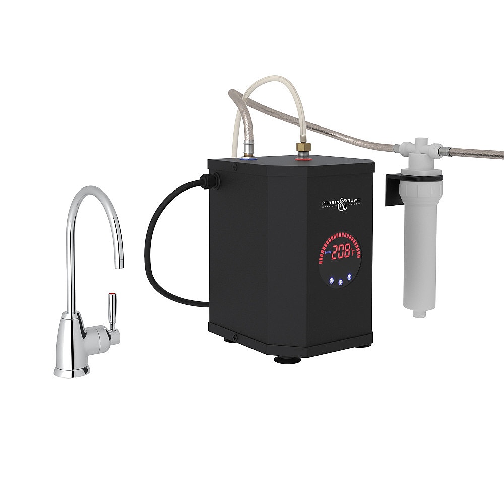 Perrin & Rowe U.KIT1347LS-APC-2 Holborn™ Hot Water Dispenser, Tank And Filter Kit - Polished Chrome
