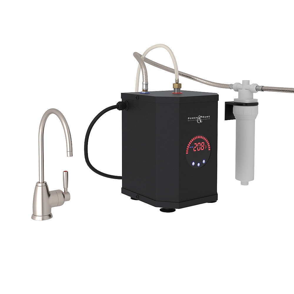 Perrin & Rowe U.KIT1347LS-STN-2 Holborn™ Hot Water Dispenser, Tank And Filter Kit - Satin Nickel
