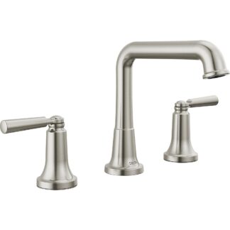 Delta 3536-SSMPU-DST Saylor Two Handle Widespread Bathroom Faucet - Stainless Steel