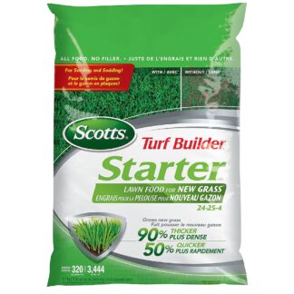 Scotts 020-802 Builder Starter Lawn Fertilizer for New Grass, 4.7kg