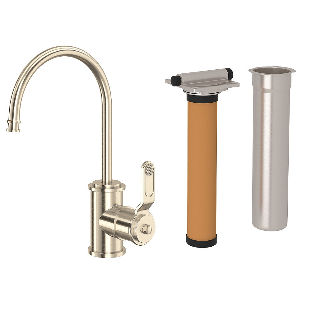 Perrin & Rowe U.KIT1633HT-STN-2 Armstrong™ Filter Kitchen Faucet Kit - Satin Nickel